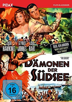 "Dämonen der Südsee": Abbildung DVD-Cover mit freundlicher Genehmigung von Pidax-Film, welche das Abenteuer im April 2020 auf DVD herausbrachte.