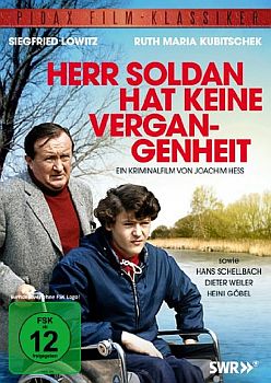 DVD-Cover zu "Herr Soldan hat keine Vergangenheit"; mit freundlicher Genehmigung von Pidax-Film, welche die SWF-Produktion Mitte September 2012 auf DVD herausbrachte.