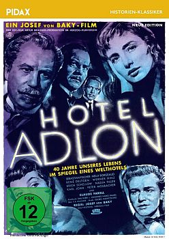"Hotel Adlon": Abbildung DVD-Cover mit freundlicher Genehmigung von Pidax-Film, welche die Produktion Ende Oktober 2016 auf DVD herausbrachte.