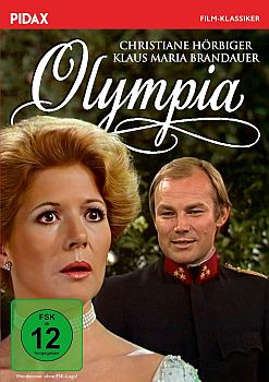 "Olympia": Abbildung DVD-Cover mit freundlicher Genehmigung von Pidax Film, welche die dramatische Komödie am 11. September 2025 auf DVD herausbrachte.