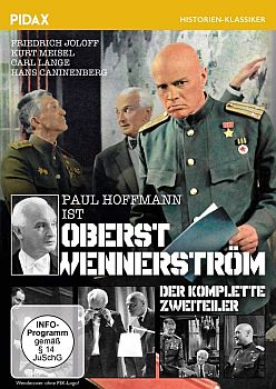 "Oberst Wennerström": Abbildung DVD-Cover mit freundlicher Genehmigung von Pidax-Film, welche den Zweiteiler im Januar 2017 auf DVD herausbrachte.