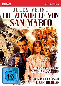"Die Zitadelle von San Marco": Abbildung DVD-Cover mit freundlicher Genehmigung von "Pidax Film", welche das Abenteuer am 11. Januar 2024 auf DVD herausbrachte.