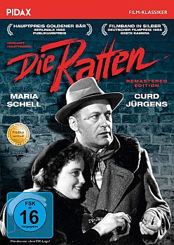 "Die Ratten": Abbildung DVD-Cover mit freundlicher Genehmigung von Pidax-Film, welche die Produktion im Dezember 2020 als Remastered Edition auf DVD herausbrachte
