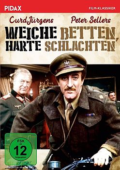 "Weiche Betten, harte Schlachten": Abbildung DVD-Cover mit freundlicher Genehmigung von Pidax-Film, welche die Militrkomdie Ende Ende November 2022 auf DVD herausbrachte.