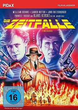 "Die Zeitfalle": Abbildung DVD-Cover mit freundlicher Genehmigung von Pidax-Film, welche den Film Mitte Juli 2016 auf DVD herausbrachte.