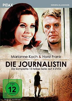 "Die Journalistin": Abbildung DVD-Cover mit freundlicher Genehmigung von Pidax-Film, welche die Serie Anfang Januar 2021 auf DVD herausbrachte.