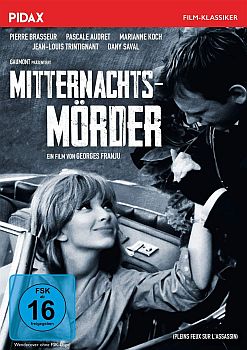 "Mitternachtsmörder": Abbildung DVD-Cover mit freundlicher Genehmigung von Pidax-Film, welche den Krimi am 30.04.2021 auf DVD herausbrachte.