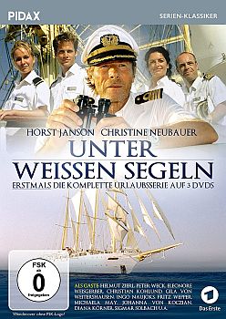 "Unter weißen Segeln": Abbildung DVD-Cover mit freundlicher Genehmigung von Pidax-Film, welche die Serie Mitte Mai 2019 auf DVD herausbrachte