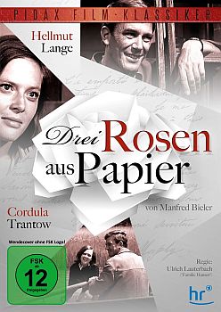 "Drei Rosen aus Papier": Abbildung DVD-Cover mit freundlicher Genehmigung von Pidax-Film, welche die Produktion Mitte August 2015 auf DVD herausbrachte