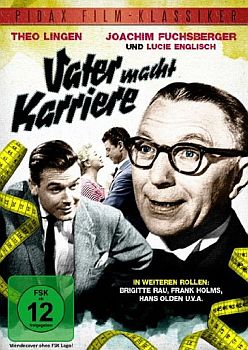 "Vater macht Karriere": Abbildung DVD-Cover mit freundlicher Genehmigung von "Pidax Film", welche die Komödie Mitte August 2013 auf DVD herausbrachte