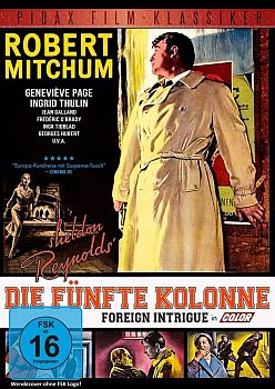 "Die fünfte Kolonne": Abbildung DVD-Cover mit freundlicher Genehmigung von Pidax-Film, welche die Produktion Mitte September 2014 auf DVD herausbrachte.
