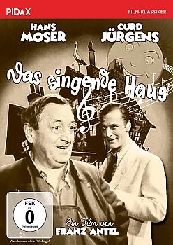 "Das singende Haus": Abbildung DVD-Cover mit freundlicher Genehmigung von Pidax Film, welche die Komödie am 10. Juli 2025 auf DVD herausbrachte.