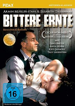 "Bittere Ernte": Abbildung DVD-Cover mit freundlicher Genehmigung von Pidax-Film, welche den Film am 21.08.2020 als Remastered Edition auf  DVD herausbrachte.