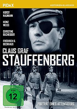 "Claus Graf von Stauffenberg": Abbildung DVD-Cover mit freundlicher Genehmigung von Pidax Film, welche die eindrucksvolle Produktion am 23. Oktober 2025 auf DVD herausbrachte.