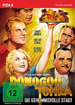 "Donogoo Tonka": Abbildung DVD-Cover mit freundlicher Genehmigung von Pidax-Film, welche die Abenteuer-Komdie Mitte Mrz 2024 auf DVD herausbrachte