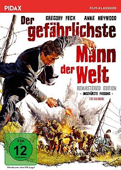 "Der gefhrlichste Mann der Welt": Abbildung DVD-Cover mit freundlicher Genehmigung von "Pidax Film", welche das Agenten-Abenteuer Ende November 2018 auf DVD herausbrachte.