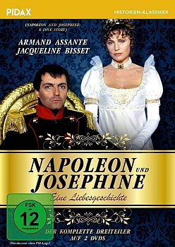 "Napoleon und Josephine": Abbildung DVD-Cover mit freundlicher Genehmigung von Pidax-Film, welche den Dreiteiler Mitte Juni 2018 auf DVD herausbrachte.