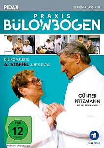 "Praxis Bülowbogen": Abbildung DVD-Cover zu Staffel 6 (erschienen: 19.10.2018); mit freundlicher Genehmigung von Pidax-Film