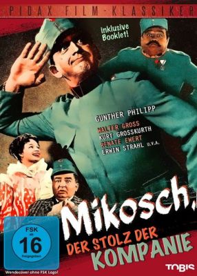 "Mikosch, der Stolz der Kompanie": Abbildung DVD-Cover mit freundlicher Genehmigung von "Pidax Film", welche die Produktion im April 2014 auf DVD herausbrachte