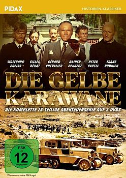 "Die gelbe Karawane": Abbildung DVD-Cover mit freundlicher Genehmigung von Pidax-Film, welche den Mehrteiler Mitte Oktober 2018 auf DVD herausbrachte.