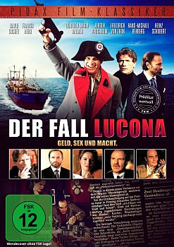 "Der Fall Lucona": Abbildung DVD-Cover mit freundlicher Genehmigung von Pidax-Film, welche den Politthriller im Dezember 2015 auf DVD herausbrachte