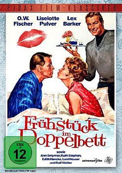 "Frhstck im Doppelbett": Abbildung DVD-Cover mit freundlicher Genehmigung von Pidax-Film, welche die Komödie Mitte Januar 2014 auf DVD herausbrachte.