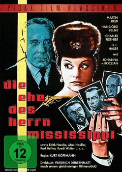 "Die Ehe des Herrn Mississippi ": Abbildung DVD-Cover mit freundlicher Genehmigung von Pidax-Film, welche die Produktion Ende Oktober 2014 auf DVD herausbrachte.