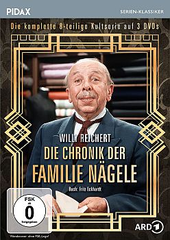 "Die Chronik der Familie Ngele": Abbildung DVD-Cover mit freundlicher Genehmigung von Pidax-Film, welche die Kultserie Anfang Mai 2023 auf DVD herausbrachte.