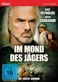 "Im Mond des Jägers": Abbildung DVD-Cover mit freundlicher Genehmigung von Pidax-Film, welche den Thriller am 11. Juli 2024 auf DVD herausbrachte.