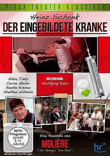 "Dereingebildete Kranke": Abbildung DVD-Cover mit freundlicher Genehmigung von "PidaxFilm", welche die Komdie am 18.August2015 aufDVD herausbrachte
