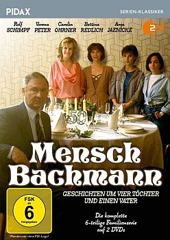 "Mensch Bachmann": Abbildung DVD-Cover mit freundlicher Genehmigung von Pidax Film, welche die Serie Mitte April 2018 auf DVD herausbrachte
