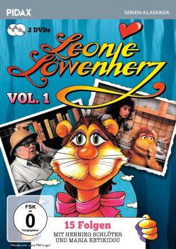 "Leonie Löwenherz": Abbildung DVD-Cover mit freundlicher Genehmigung von Pidax-Film, welche die ersten 15 Folgen der Serie am 24.02.2017 auf DVD herausbrachte.