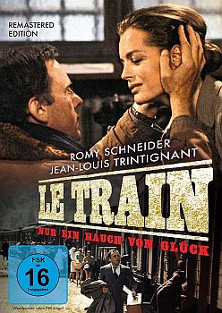 "Le Train – nur ein Hauch von Glück": Abbildung DVD-Cover mit freundlicher Genehmigung von Pidax-Film, welche die Romanverfilmung Anfang September 2021 auf DVD herausbrachte