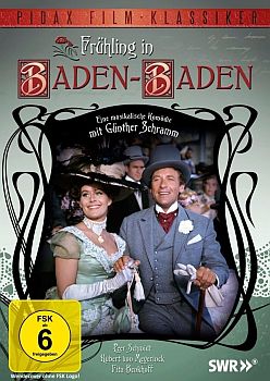 "Frühling in Baden-Baden": Abbildung DVD-Cover mit freundlicher Genehmigung von Pidax-Film, welche die SWR-Produktion Ende März 2014 auf DVD herausbrachte.