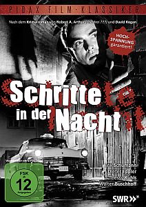 "Schritte in der Nacht": Abbildung DVD-Cover mit freundlicher Genehmigung von Pidax Film, welche die SWR-Produktion  im Juni 2011 auf  DVD herausbrachte.