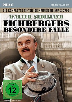 "Eichbergers besondere Fälle": Abbildung DVD-Cover mit freundlicher Genehmigung von Pidax-Film, welche die Serie am 14. Juli 2023 auf DVD herausbrachte.