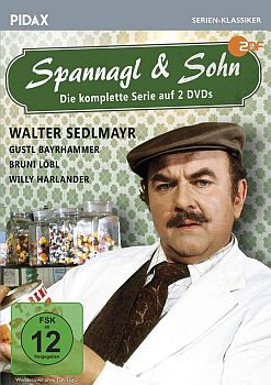 "Spannagl & Sohn": Abbildung DVD-Cover mit freundlicher Genehmigung von Pidax-Film, welche die Serie Anfang September 2019 auf DVD herausbrachte.