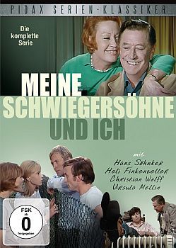 "Meine Schwiegersöhne und ich": Abbildung DVD-Cover mit freundlicher Genehmigung von Pidax-Film, welche die Serie Anfang September 2010 auf DVD herausbrachte.