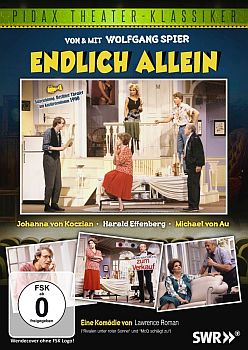 "Endlich allein": Abbildung DVD-Cover mit freundlicher Genehmigung von Pidax-Film, welche die Komödie am 07.02.2014 auf DVD herausbrachte.