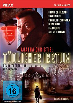 "Tdlicher Irrtum": Abbildung DVD-Cover mit freundlicher Genehmigung von Pidax-Film, welche den Ktimi am 9. April 2021 auf DVD herausbrachte.