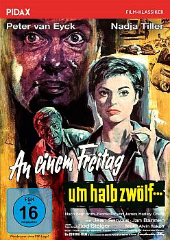 "An einem Freitag um halb zwlf": Abbildung DVD-Cover mit freundlicher Genehmigung von Pidax-Film, welche die Produktion Anfang Juni 2020 auf DVD herausbrachte.