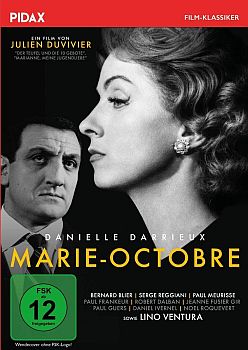 "Marie-Octobre": Abbildung DVD-Cover mit freundlicher Genehmigung von Pidax-Film, welche das Drama Mitte November 2020 auf DVD herausbrachte.