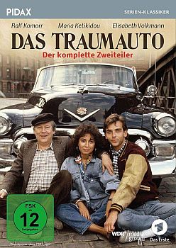 "Das Traumauto": Abbildung DVD-Cover mit freundlicher Genehmigung von "Pidax Film", welche den Zweiteiler Anfang April 2020 auf DVD herausbrachte