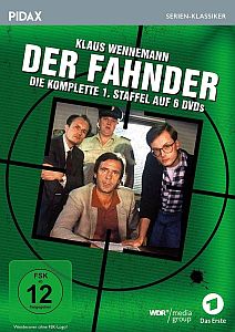 "Der Fahnder": Abbildung DVD-Cover (Staffel 1) mit freundlicher Genemigung von "Pidax Film",welche die Staffeln 1 bis 5 zwischen März und Juli 2020 auf DVD herausbrachte.