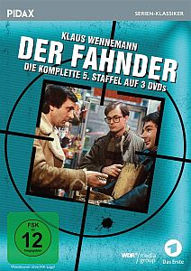 "Der Fahnder": Abbildung DVD-Cover (Staffel 5) mit freundlicher Genemigung von "Pidax Film",welche die Staffeln 1 bis 5 zwischen März und Juli 2020 auf DVD herausbrachte.