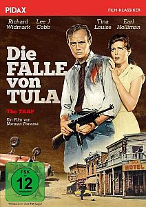 "Die Falle von Tula" (1959, "The Trap"): DVD-Cover mit freundlicher Genehmigung von Pidax-Film, welche die Produktion Mitte März 2020 auf DVD herausbrachte