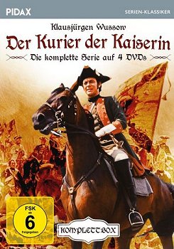 "Der Kurier der Kaiserin": Abbildung DVD-Cover mit freundlicher Genehmigung von "Pidax Film"; DVD-Veröffentlichung: 6. Mai 2022