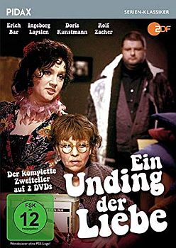 "Ein Unding der Liebe": Abbildung DVD-Cover mit freundlicher Genehmigung von Pidax-Film, welche den Zweiteiler Mitte Mai 2019 auf DVD herausbrachte.