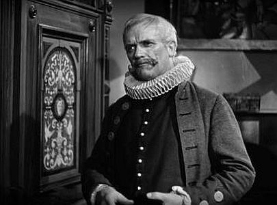 Emil Hegetschweiler als Krachhalder, Kirchenltester von Mythikon, in "Der Schuss von der Kanzel" (1942) nach der gleichnamigen Novelle von Conrad Ferdinand Meyer; Regie: Leopold Lindtberg; Quelle: cyranos.ch bzw. Archiv "Praesens-Film AG" Zrich; mitmit freundlicher Genehmigung von Peter Gassmann (Praesens-Film AG, Zrich); Copyright Praesens-Film AG