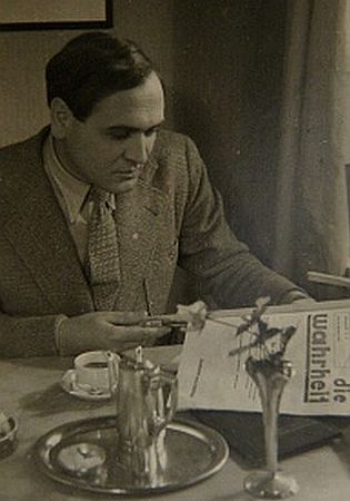 Hans Rehmann als Charlie Billeter in dem Schweizer Dialektfilm "Wie d'Warret wrkt" (1933); Quelle: cyranos.ch bzw. Archiv "Praesens-Film AG" Zrich"; mit freundlicher Genehmigung von Peter Gassmann (Praesens-Film AG, Zrich); Copyright Praesens-Film AG